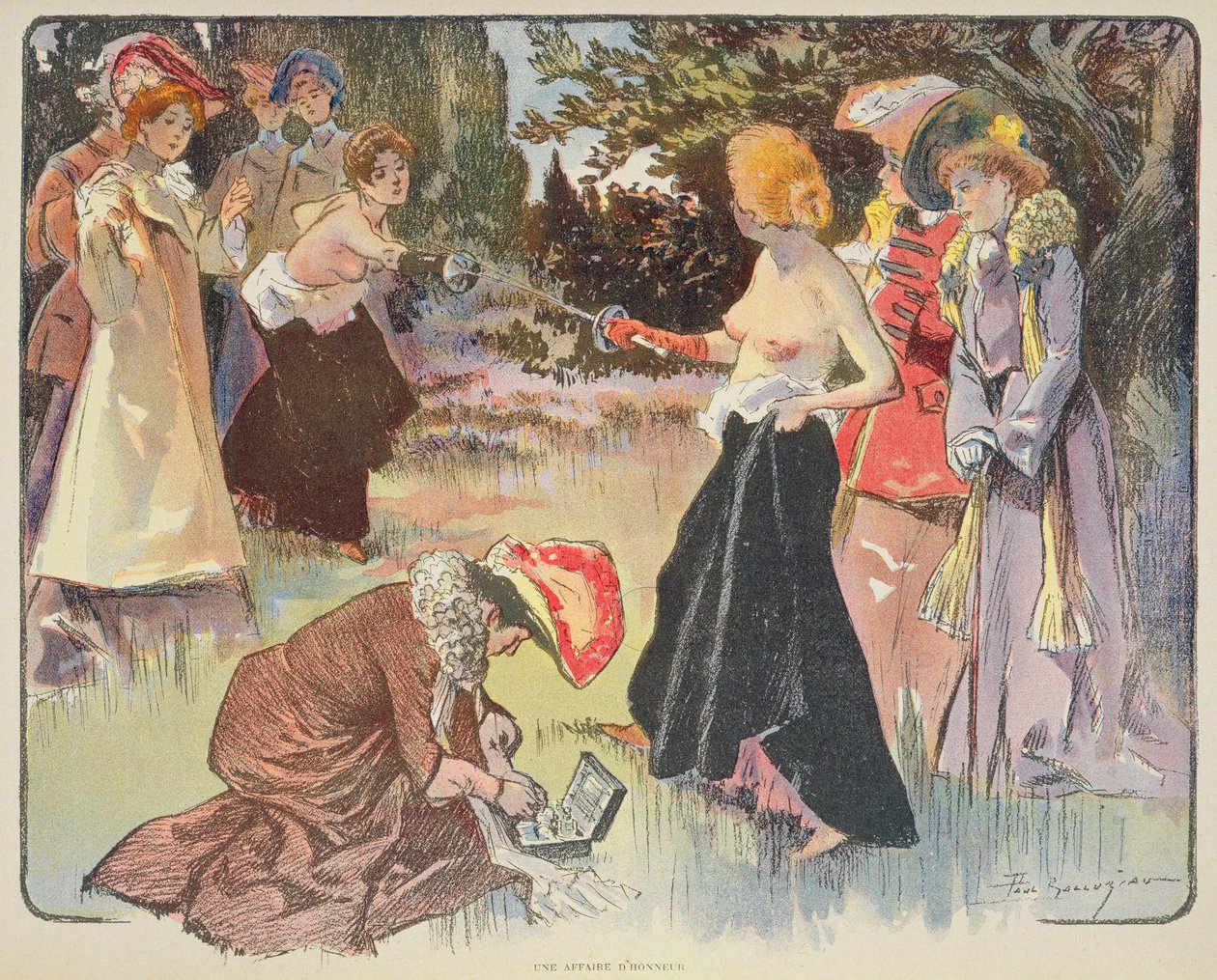 Bir Şeref Meselesi, 1900 by Paul Balluriau