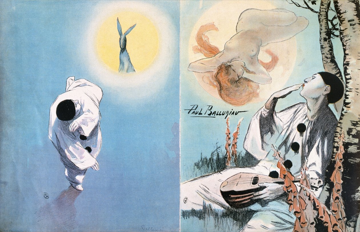 Pierrot, yaklaşık 1900 by Paul Balluriau