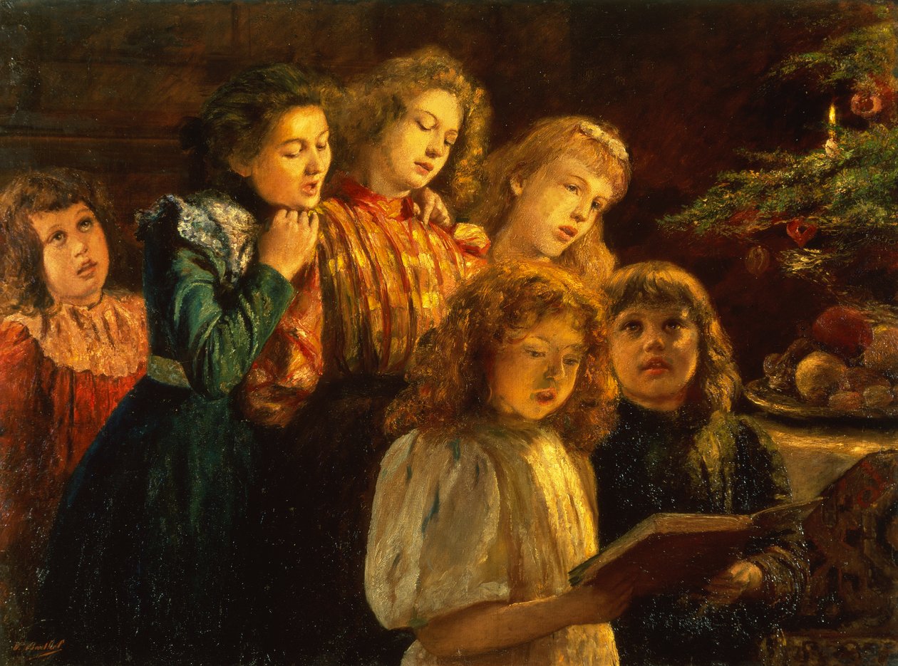 Koro (tuval üzerine yağlı boya) by Paul Barthel
