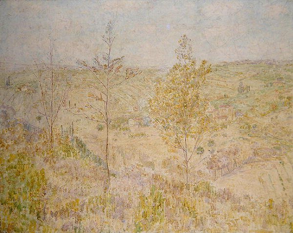 Bir Toskana Bahar Manzarası (tuval üzerine yağlı boya) 265397kanische Fruehlingslandschaft; by Paul Baum