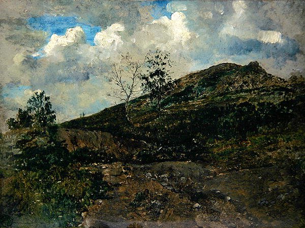 Horselberg (kağıt ve kart üzerine yağlı boya) by Paul Baum