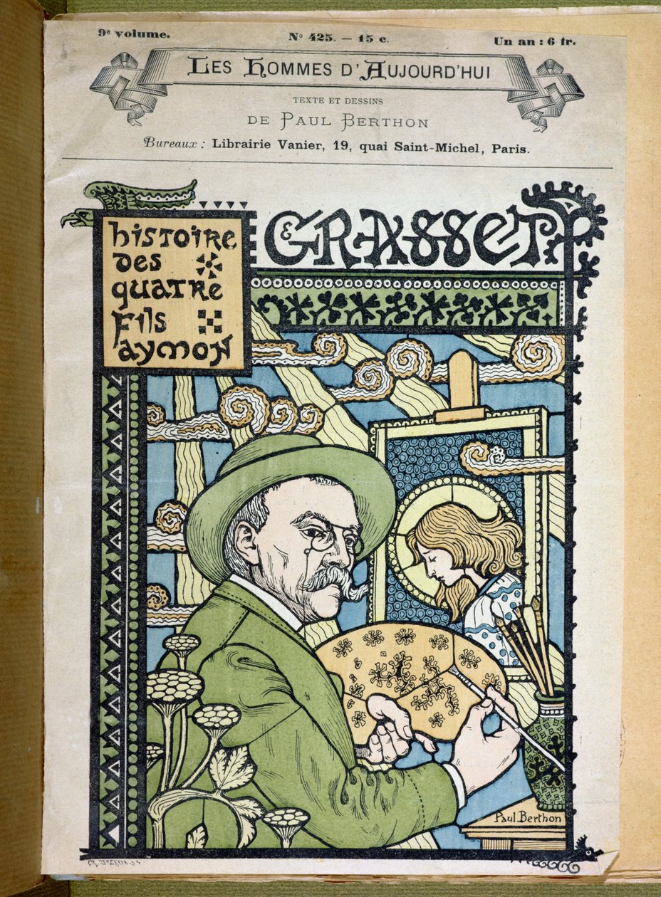 Portrait of Eugene Grasset (1841-1917) from 