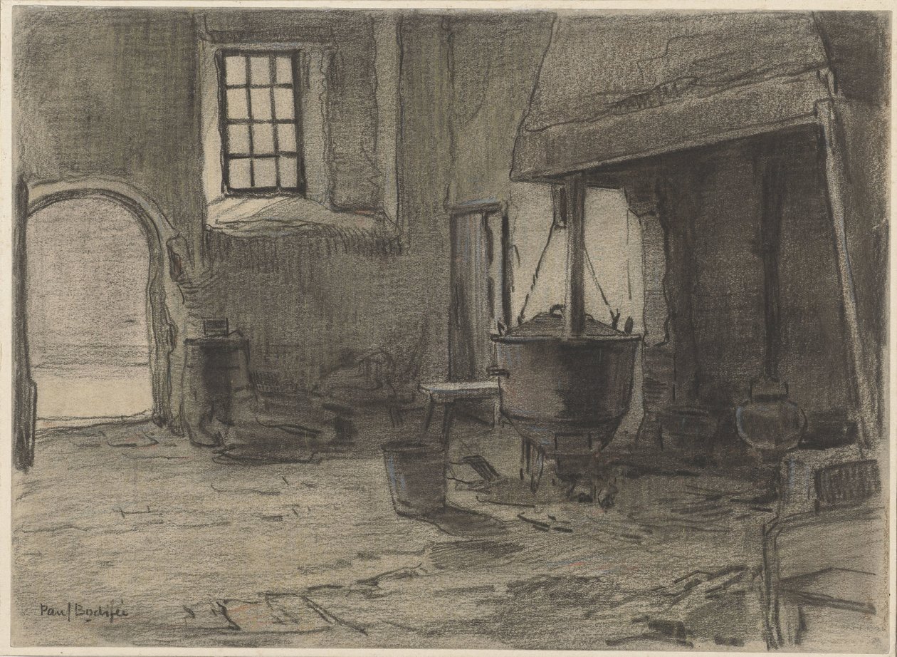 Kazanlar ile şömine by Paul Bodifée