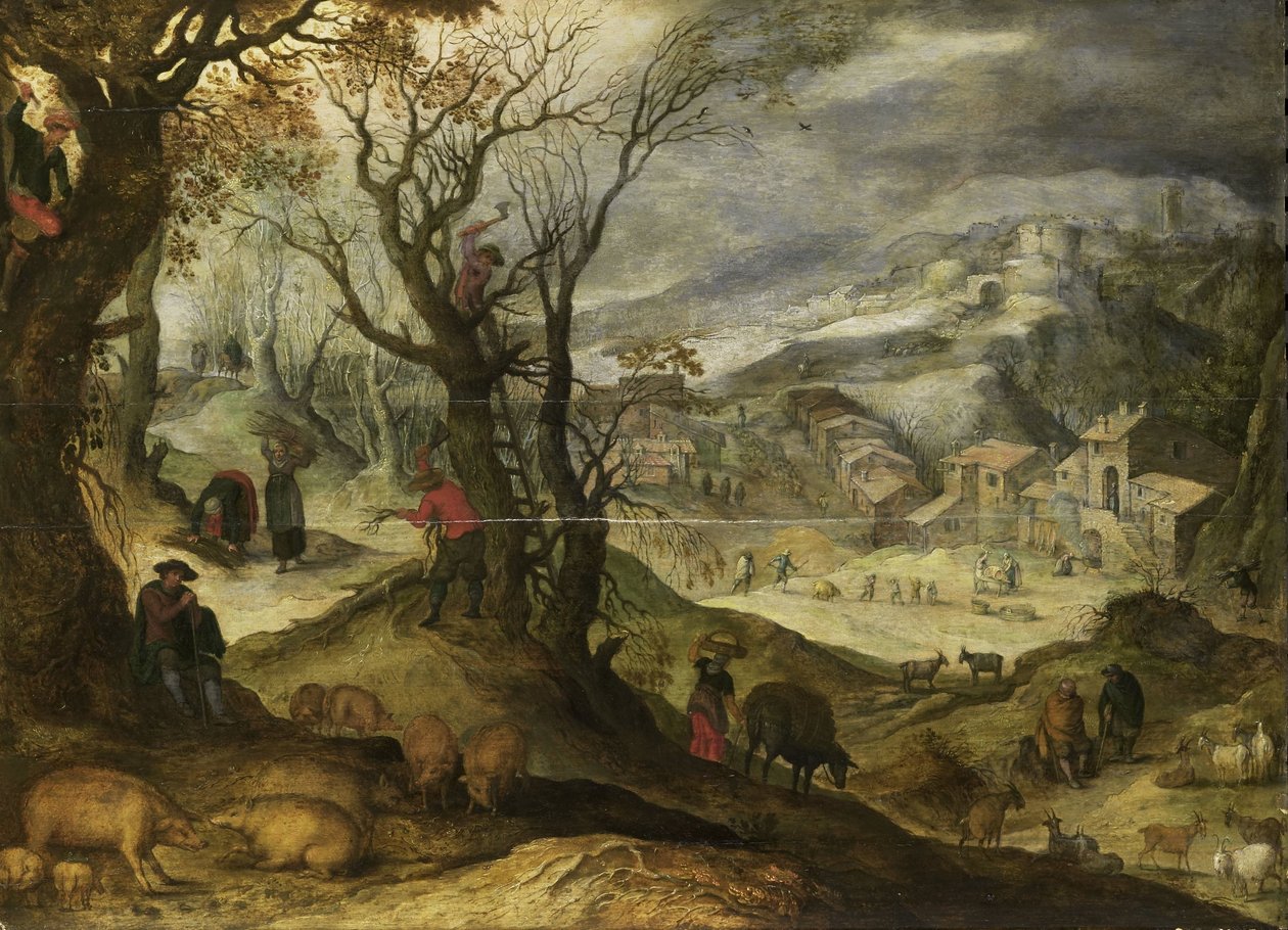 Kış Manzarası by Paul Bril (copy after)