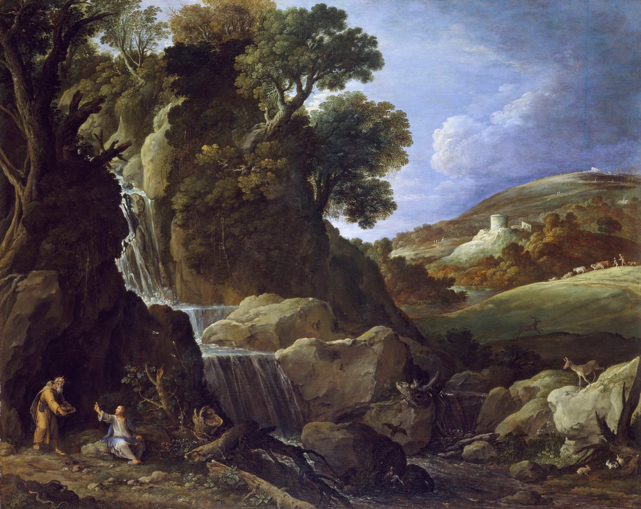 Vahşi Doğada Baştan Çıkarılan İsa, 1626 by Paul Bril