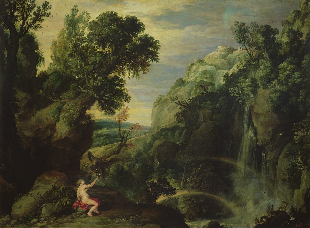 ಹೆಬೆ ಮತ್ತು ಗುರುಗ್ರಹದ ಹದ್ದು, 1610ಟರ್ಕ್ by Paul Bril
