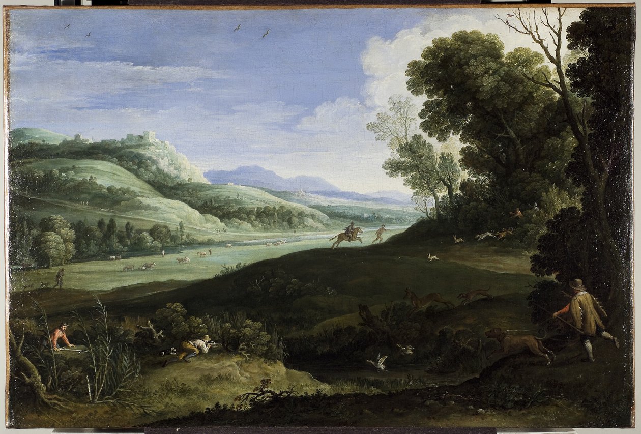 Avcılar ile Manzara by Paul Brill or Bril