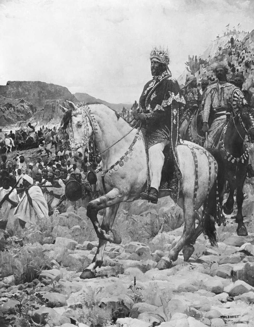 Etiyopya Siyahi, Menelik II (1844-1913) Adowa Muharebesi