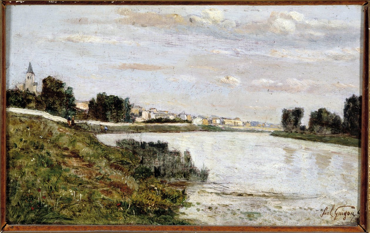 Triel manzarası (Triel sur Seine) by Paul Camille Guigou