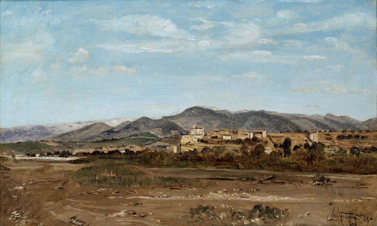 Durance Nehri kıyısında Vaucluse