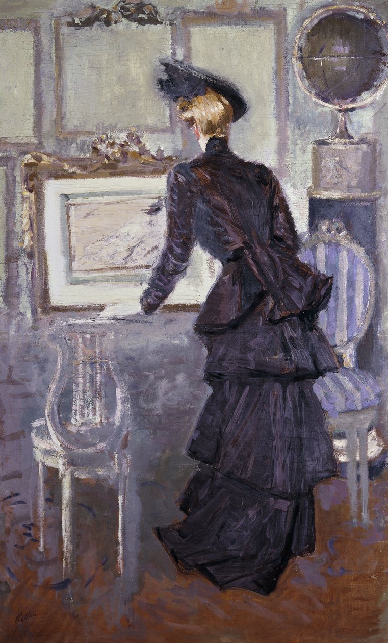 Daisy, Pless Prensesi, Sanatçının Stüdyosunda, 1907 by Paul Cesar Helleu