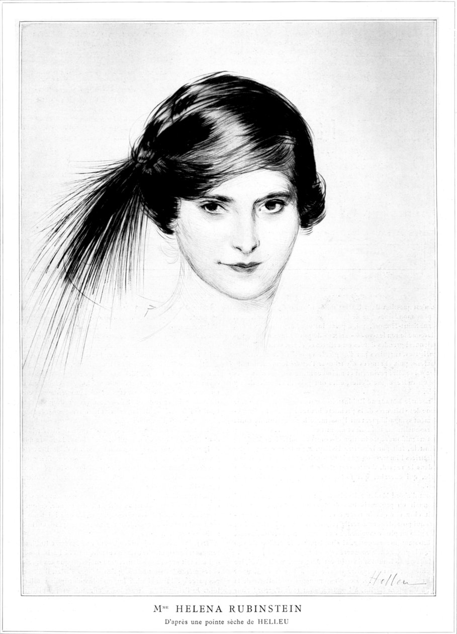 Paul César Helleu tarafından Helena Rubinstein by Paul Cesar Helleu