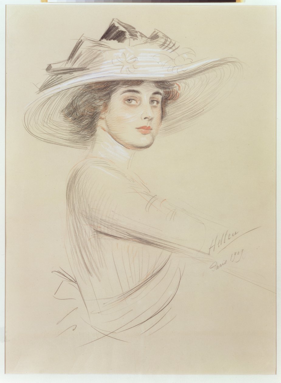 Bir Kadının Portresi, 1909 by Paul Cesar Helleu