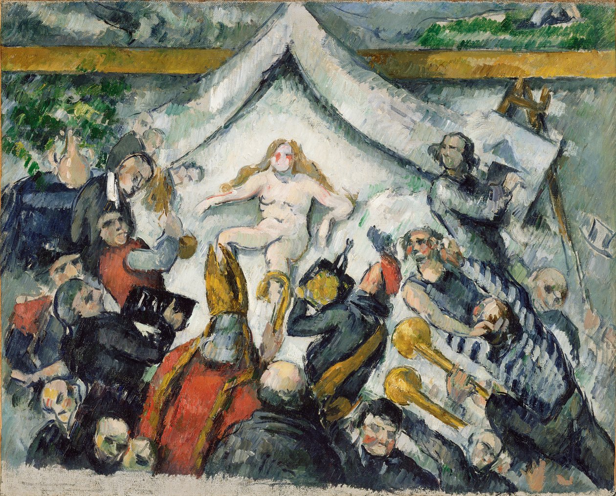 sonsuz kadınsı by Paul Cézanne