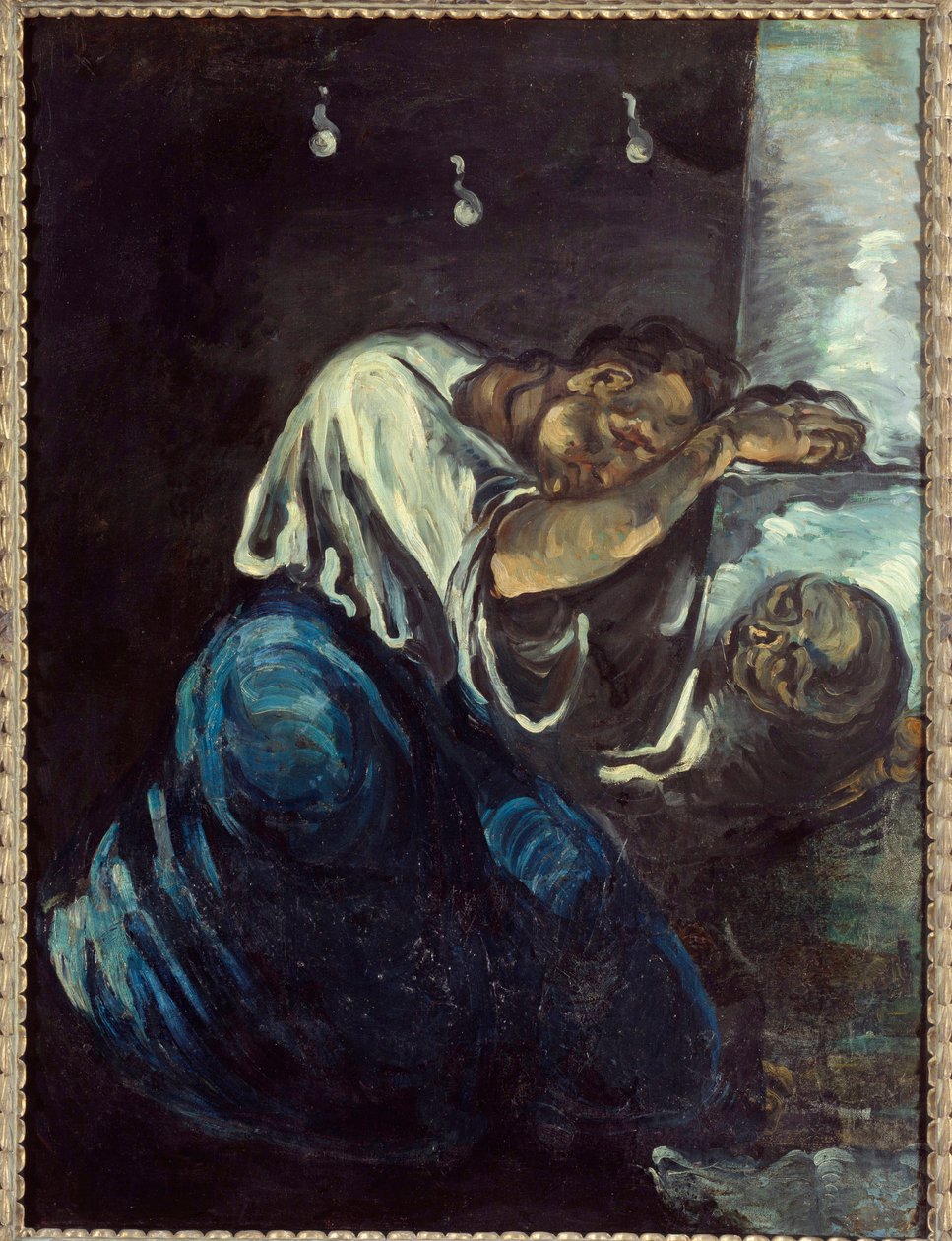 La madeleine ou la ağrı Tablo Paul Cezanne (1839-1906) tarafından 1869 Güneş. 1,65x1,25 m Paris, Orsay Müzesi by Paul Cézanne