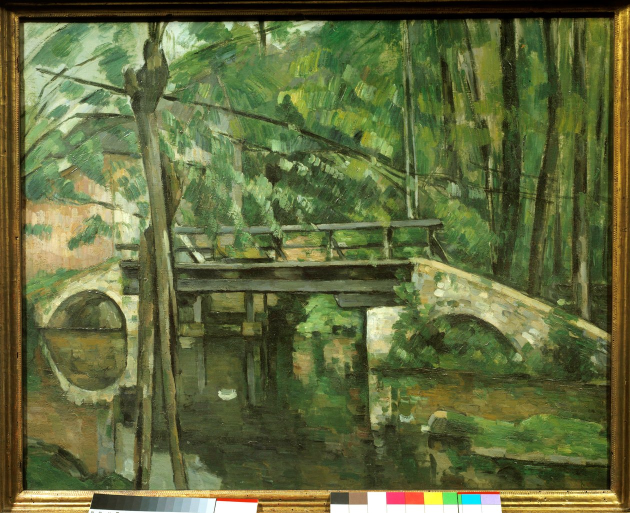 Maincy Köprüsü veya “Mennecy Köprüsü”. 1879 dolaylarında Paul Cezanne (1839-1906) tarafından yapılan tablo. Dim 0,58 x 0,72 m. Paris, Musee d