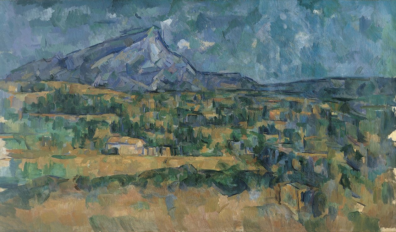Mont Sainte-Victoire, c.1902-06 (tuval üzerine yağlı boya) by Paul Cézanne