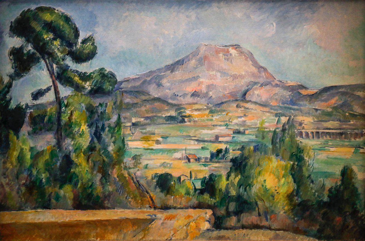 Sainte-Victoire Dağı 1890 (Tuval Üzerine Yağlıboya) by Paul Cézanne