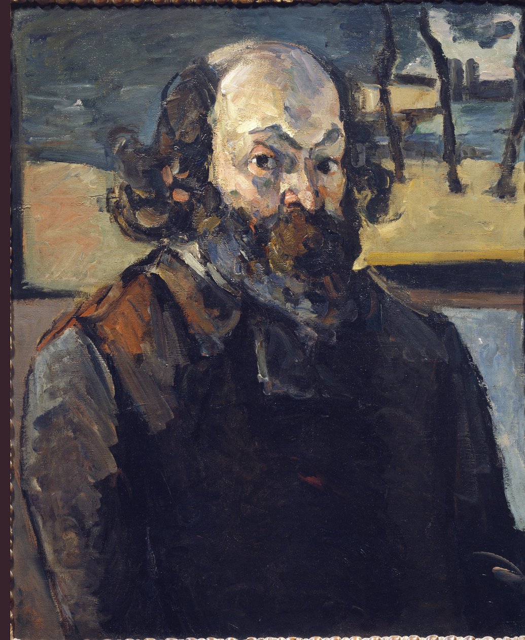 Otoportre - Tuval üzerine yağlı boya by Paul Cézanne