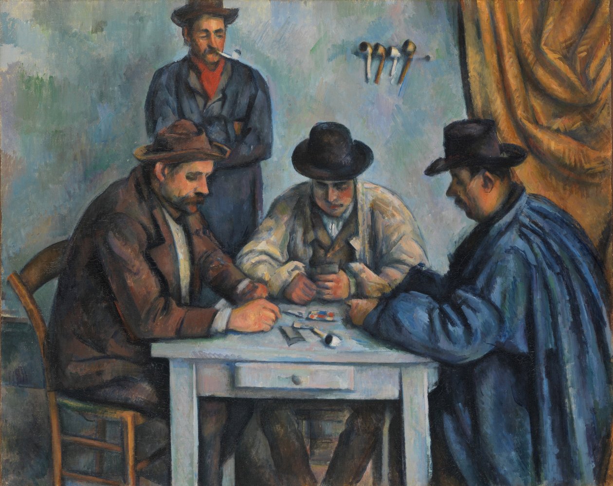 Kart Oyuncular by Paul Cézanne