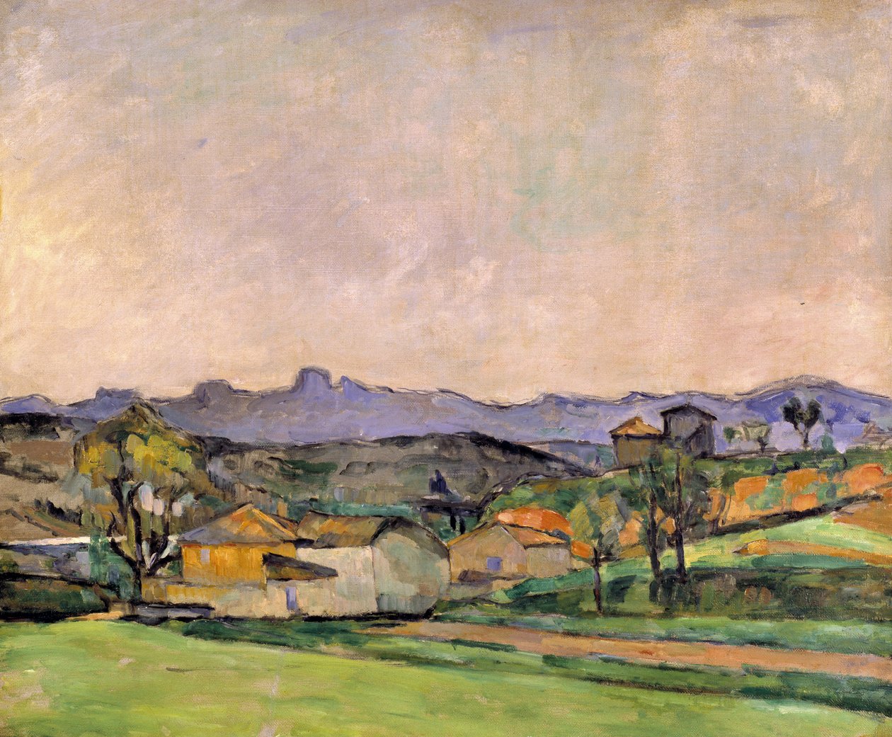 The Star Ridge with the King's Peak, 1878-79 dolayları (tuval üzerine yağlı boya) by Paul Cézanne