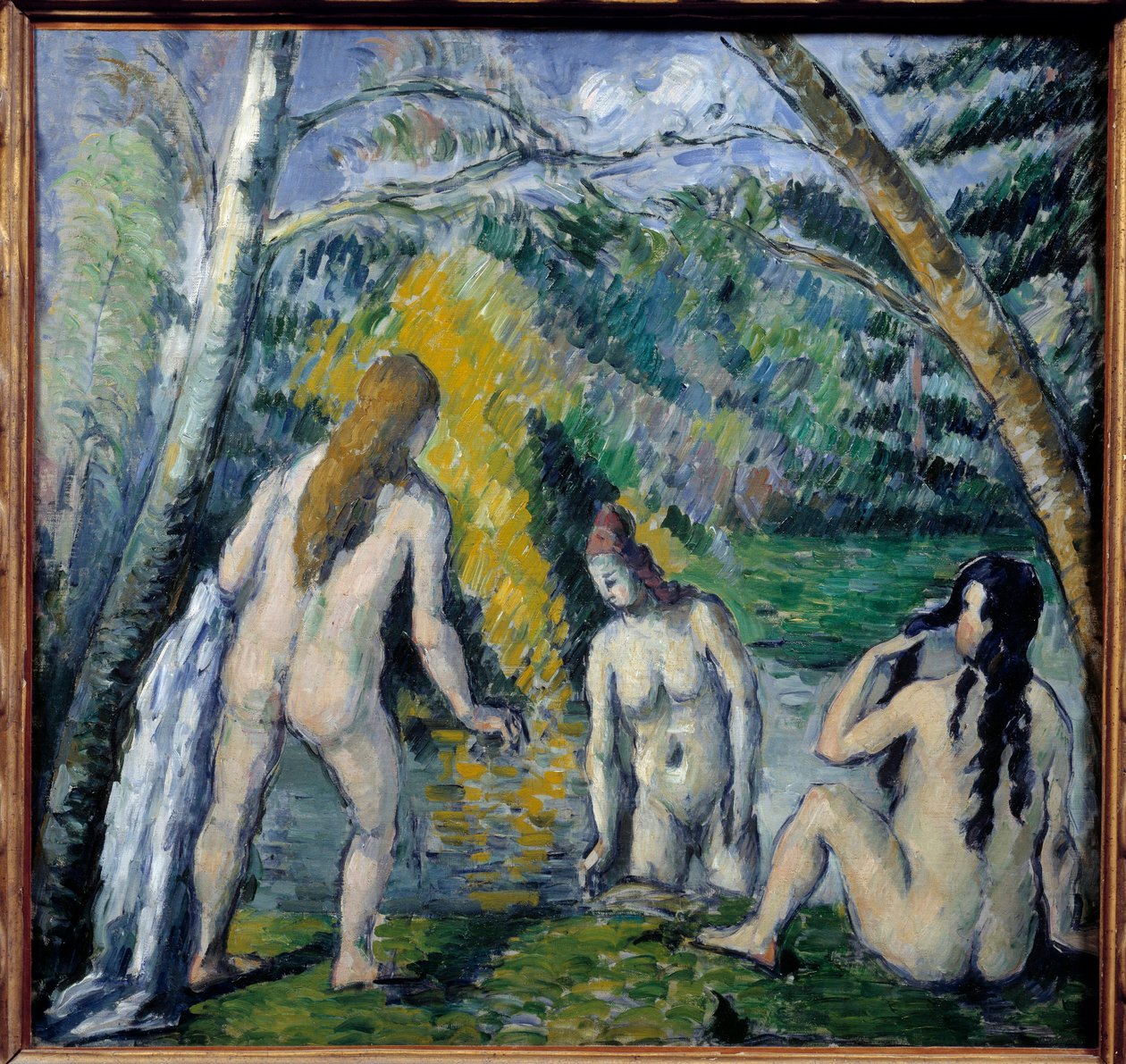 Üç Yıkanan Paul Cezanne (1839-1906). 1879 by Paul Cézanne