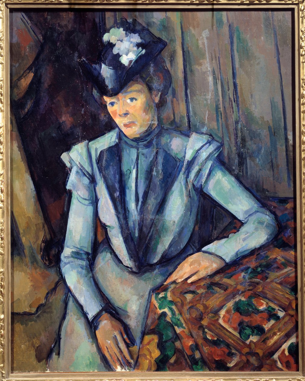 Mavili Kadın. Paul Cezanne