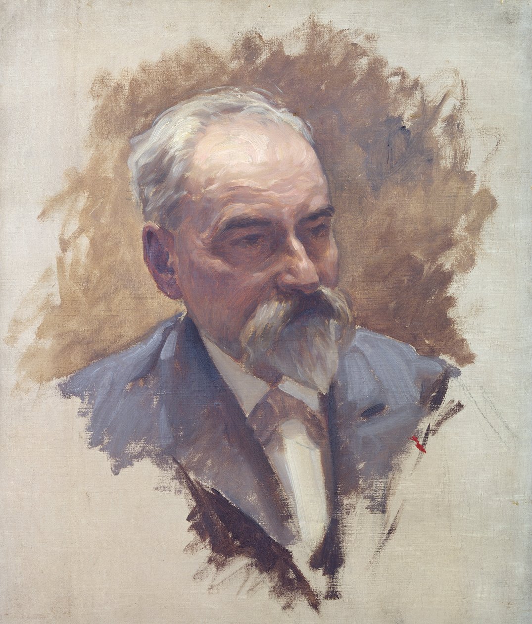 André Theuriet (1833-1907) (tuval üzerine yağlı boya) by Paul Chabas