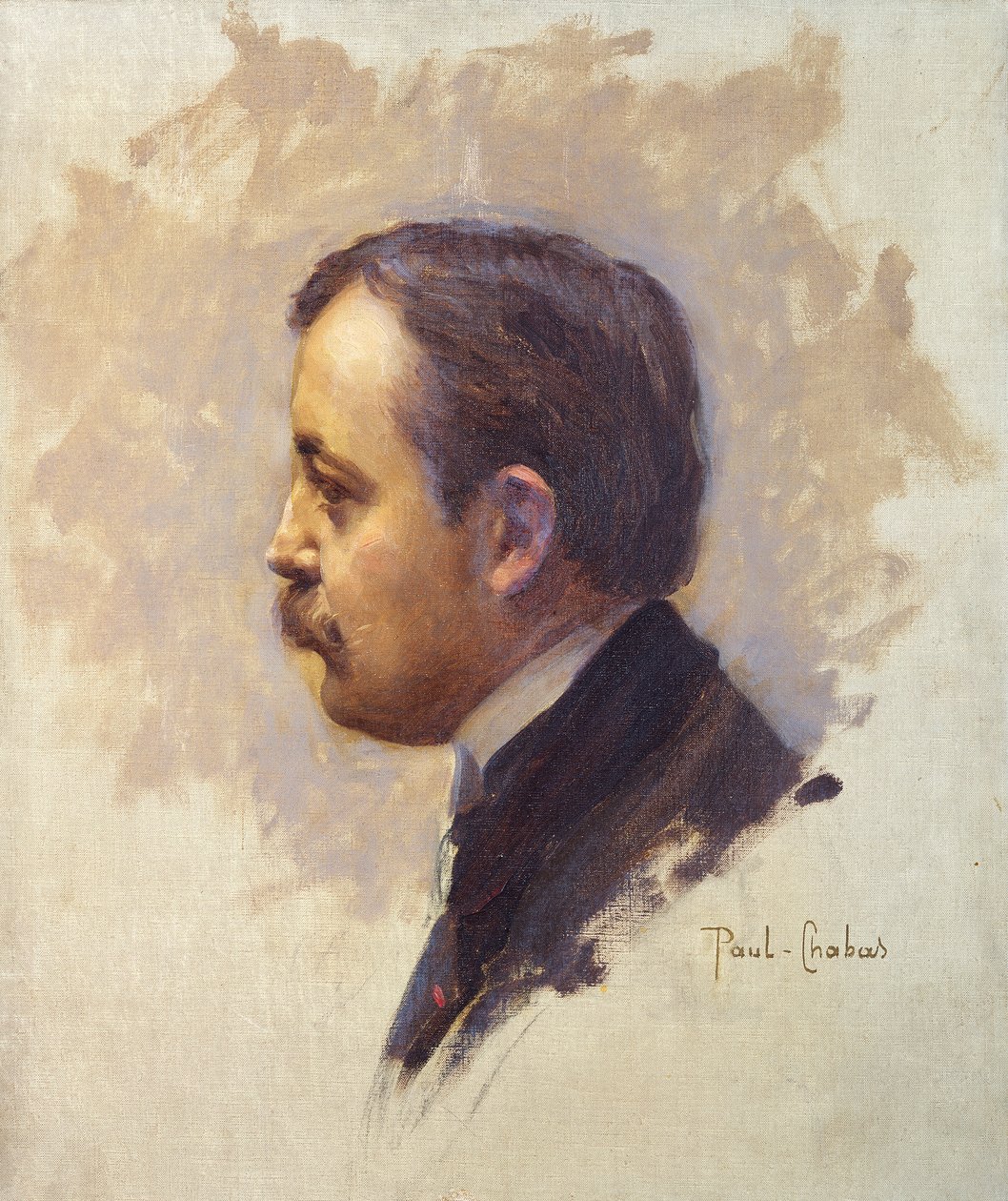 Marcel Prevost (1862-1941) (tuval üzerine yağlı boya) by Paul Chabas