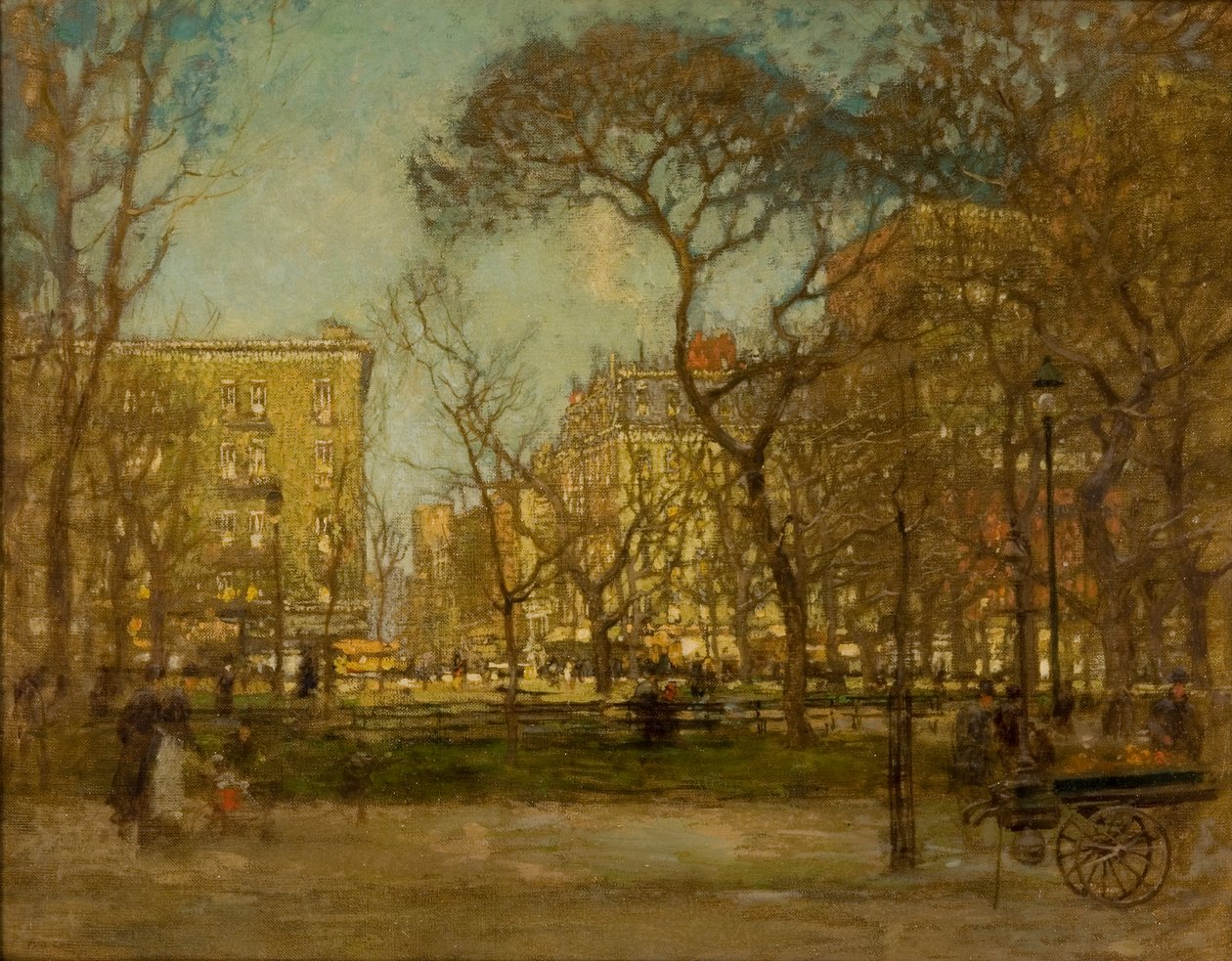 Madison Square, c.1905 (tuval üzerine yağlı boya) by Paul Cornoyer