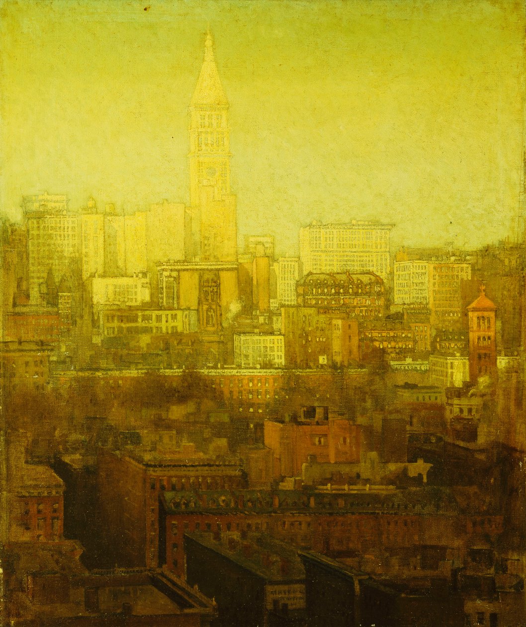 New York Şehir Manzarası, by Paul Cornoyer