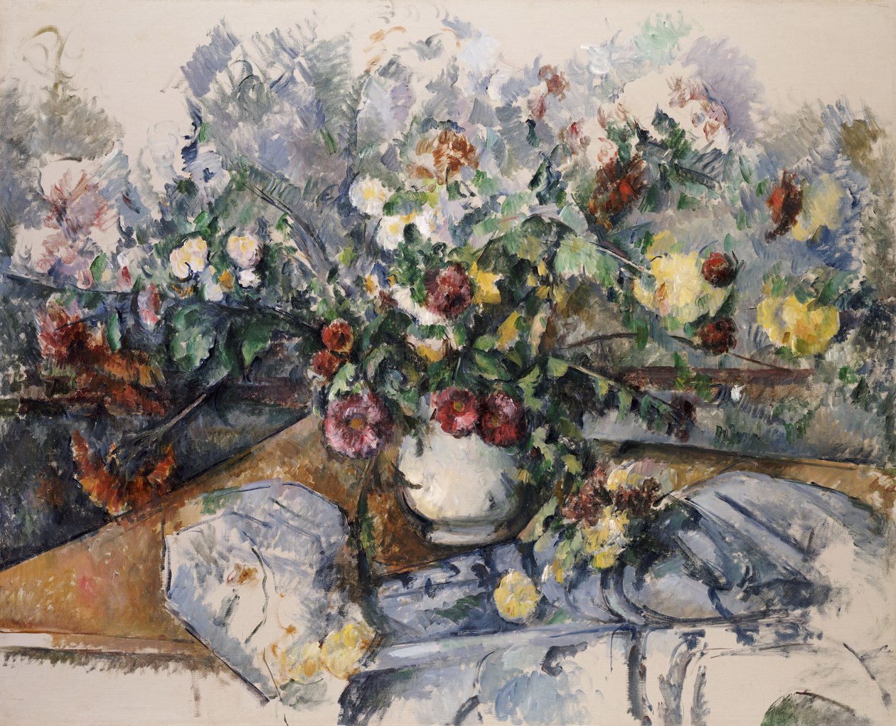 Büyük Bir Çiçek Buketi, c.1892-95 by Paul Cézanne