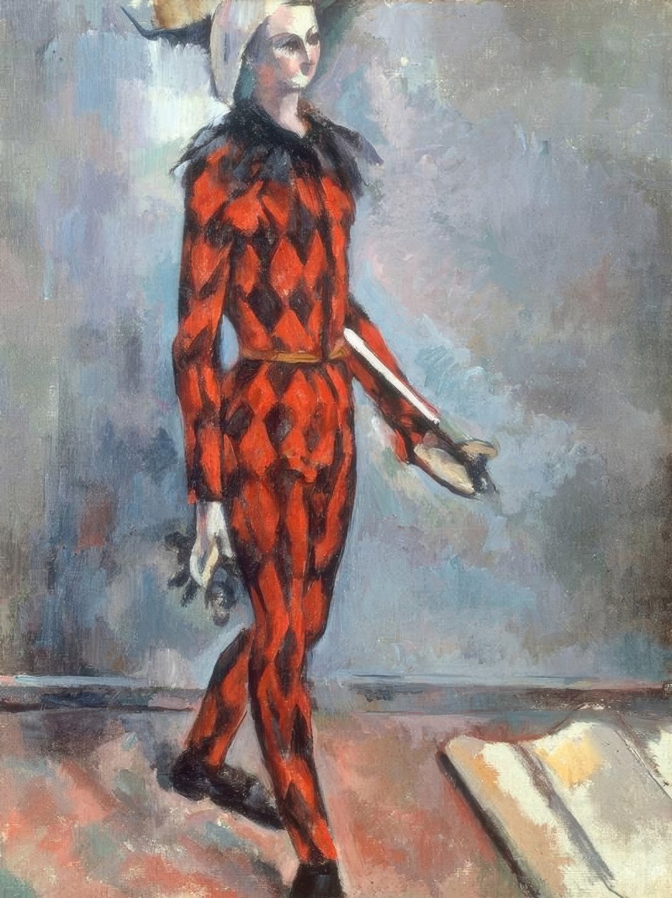 Arlequin by Paul Cézanne