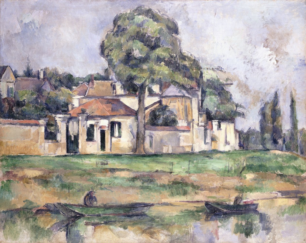 Marne Bankaları, 1888 by Paul Cézanne