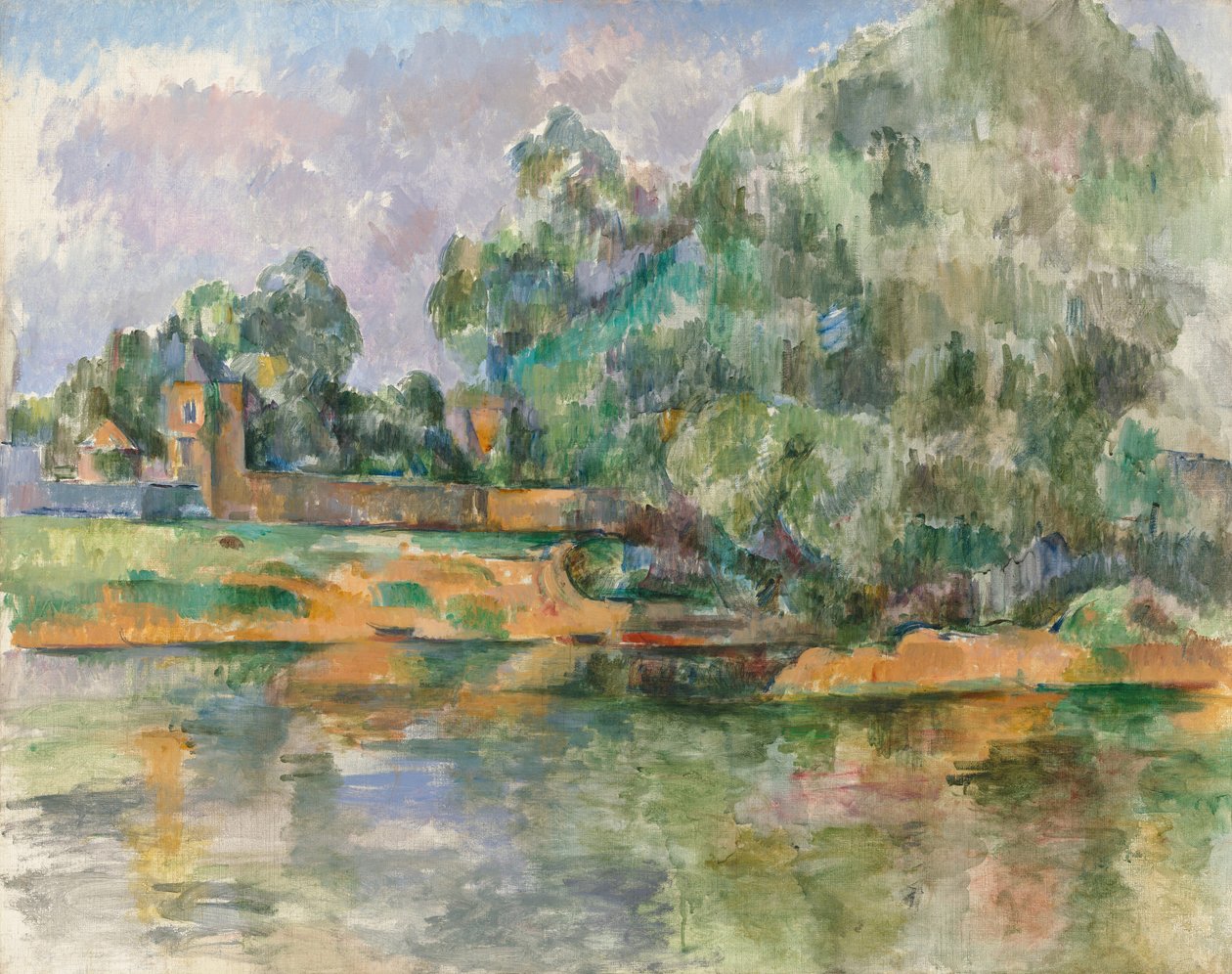 Medan'da Seine kıyıları by Paul Cézanne
