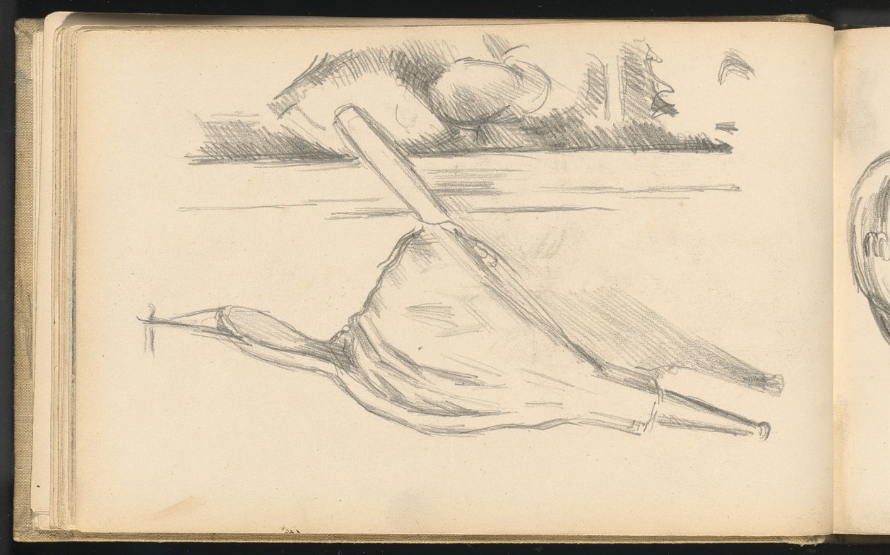 Şömine Önünde Körük by Paul Cézanne