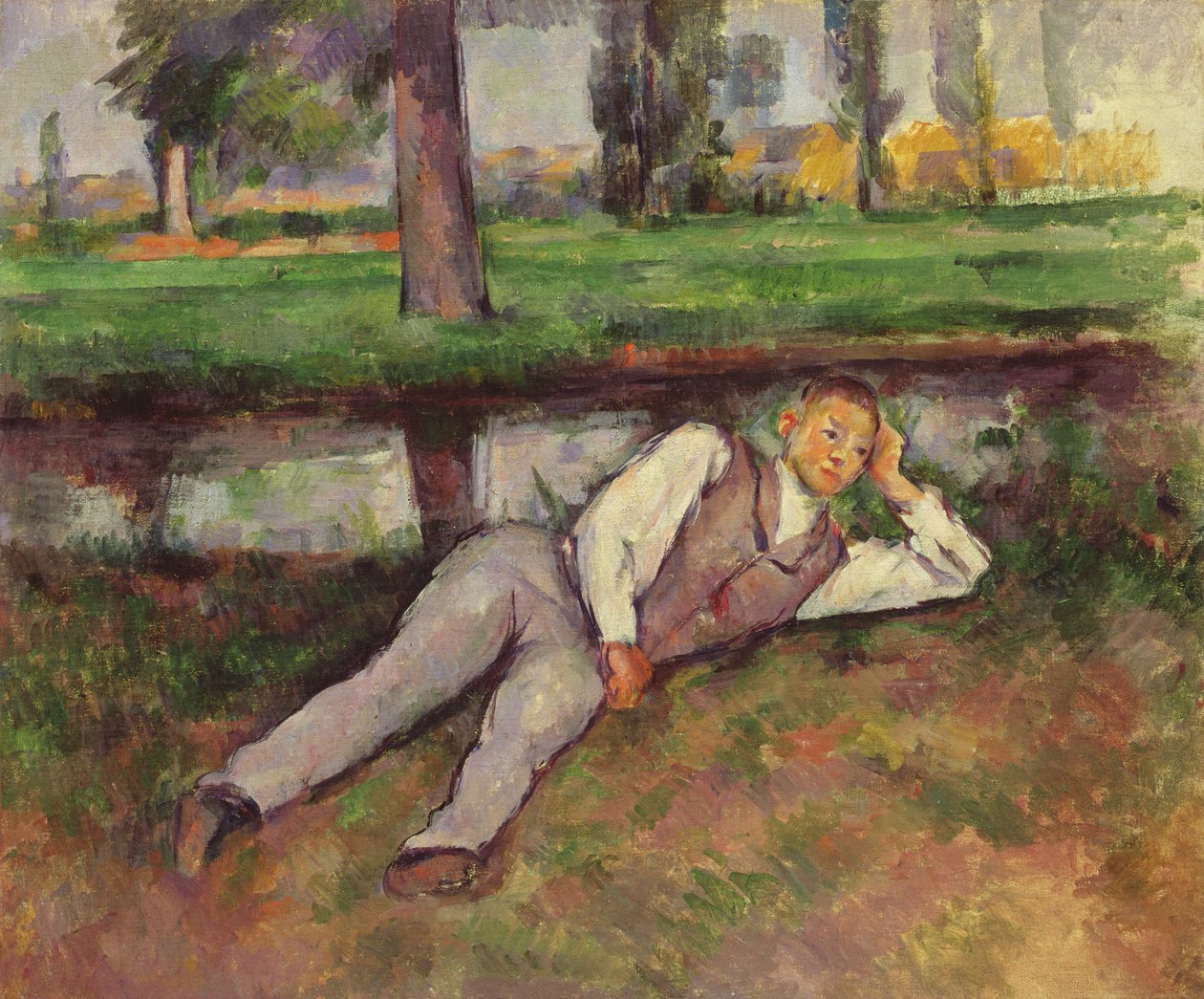 Dinlenme Boyu, c.1887 by Paul Cézanne