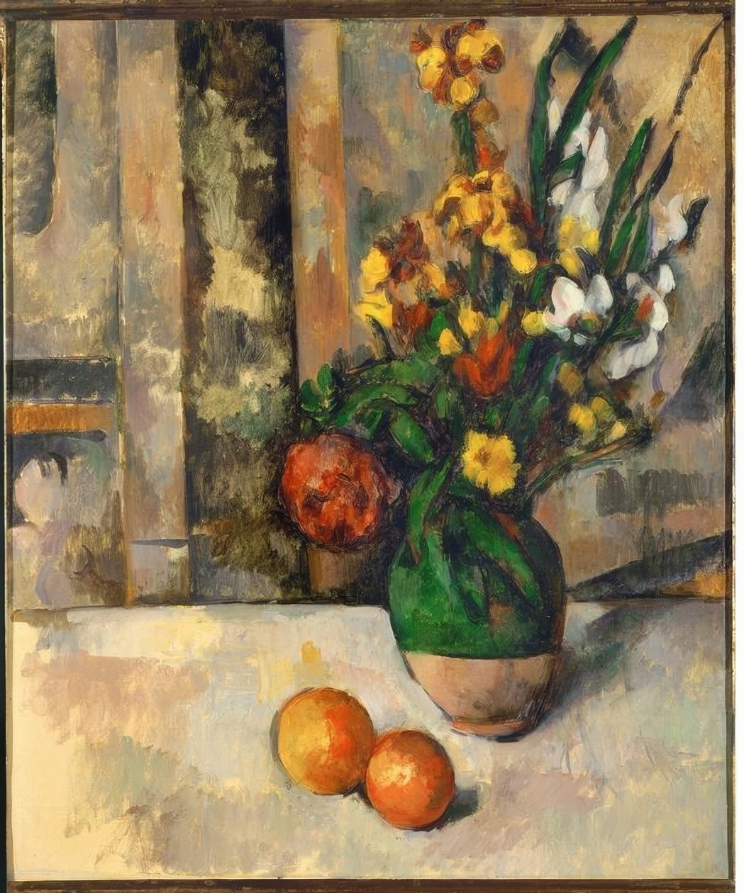 Cézanne, elmalı vazo / 1883–87 by Paul Cézanne