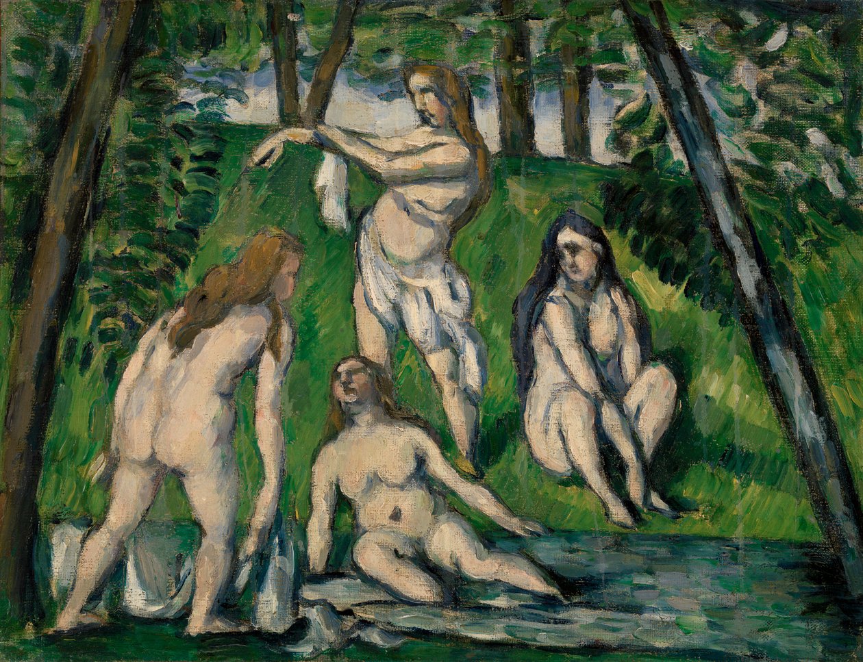 Dört Yıkananlar by Paul Cézanne