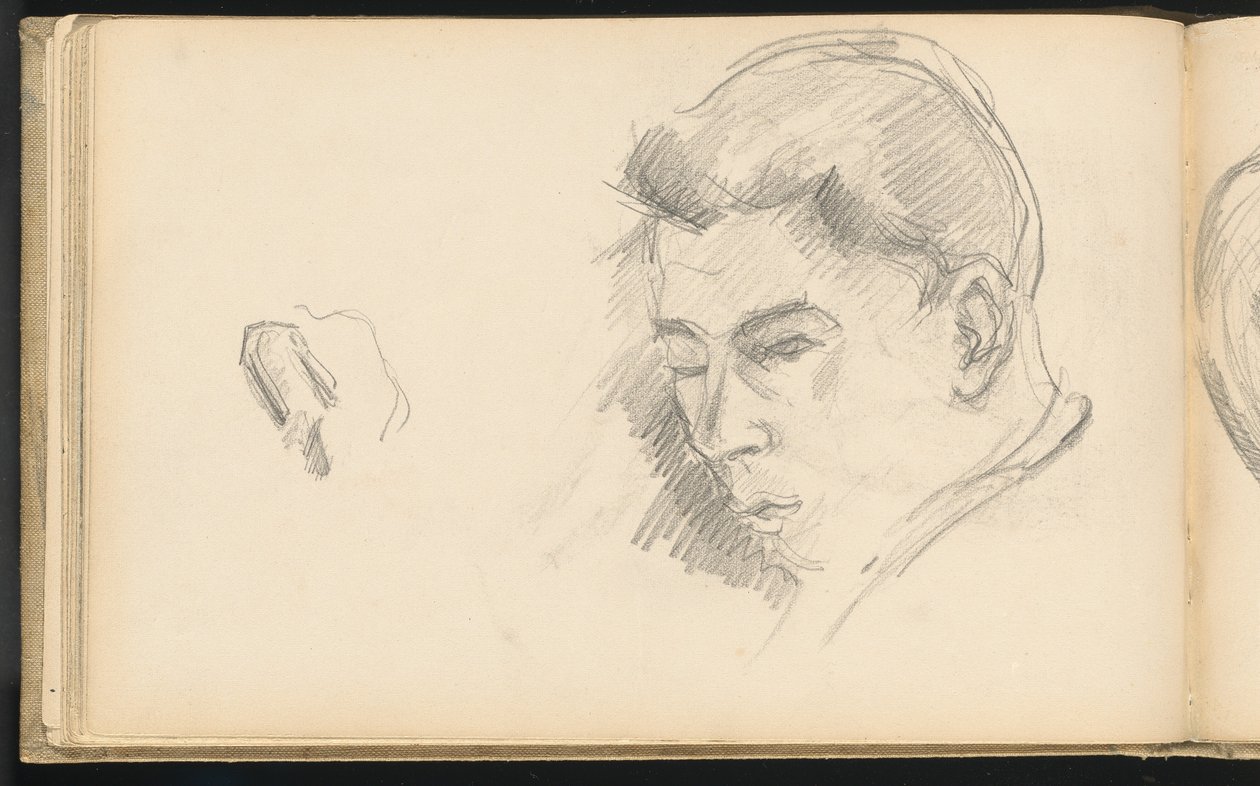 Bir çocuğun başı by Paul Cézanne