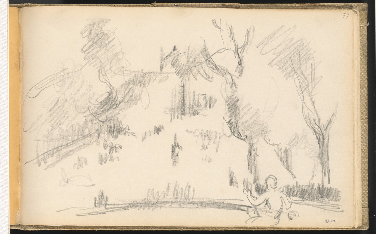 Parktaki Ev by Paul Cézanne