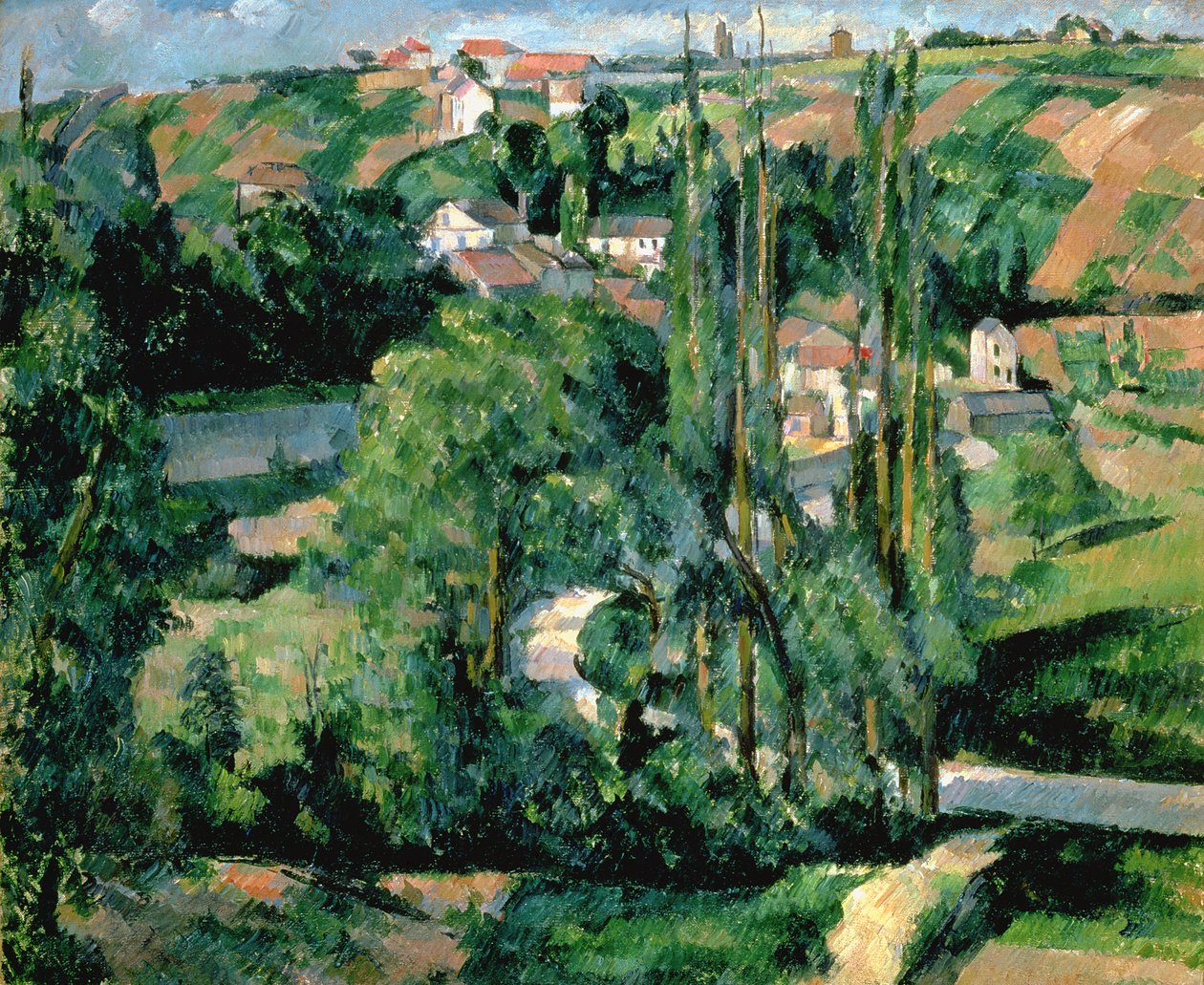 Jalais Tepesi, Pontoise, 1879-81 by Paul Cézanne