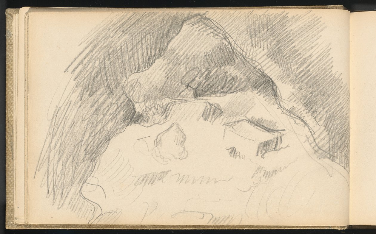 Mağaranın İçinden Görülen Manzara by Paul Cézanne