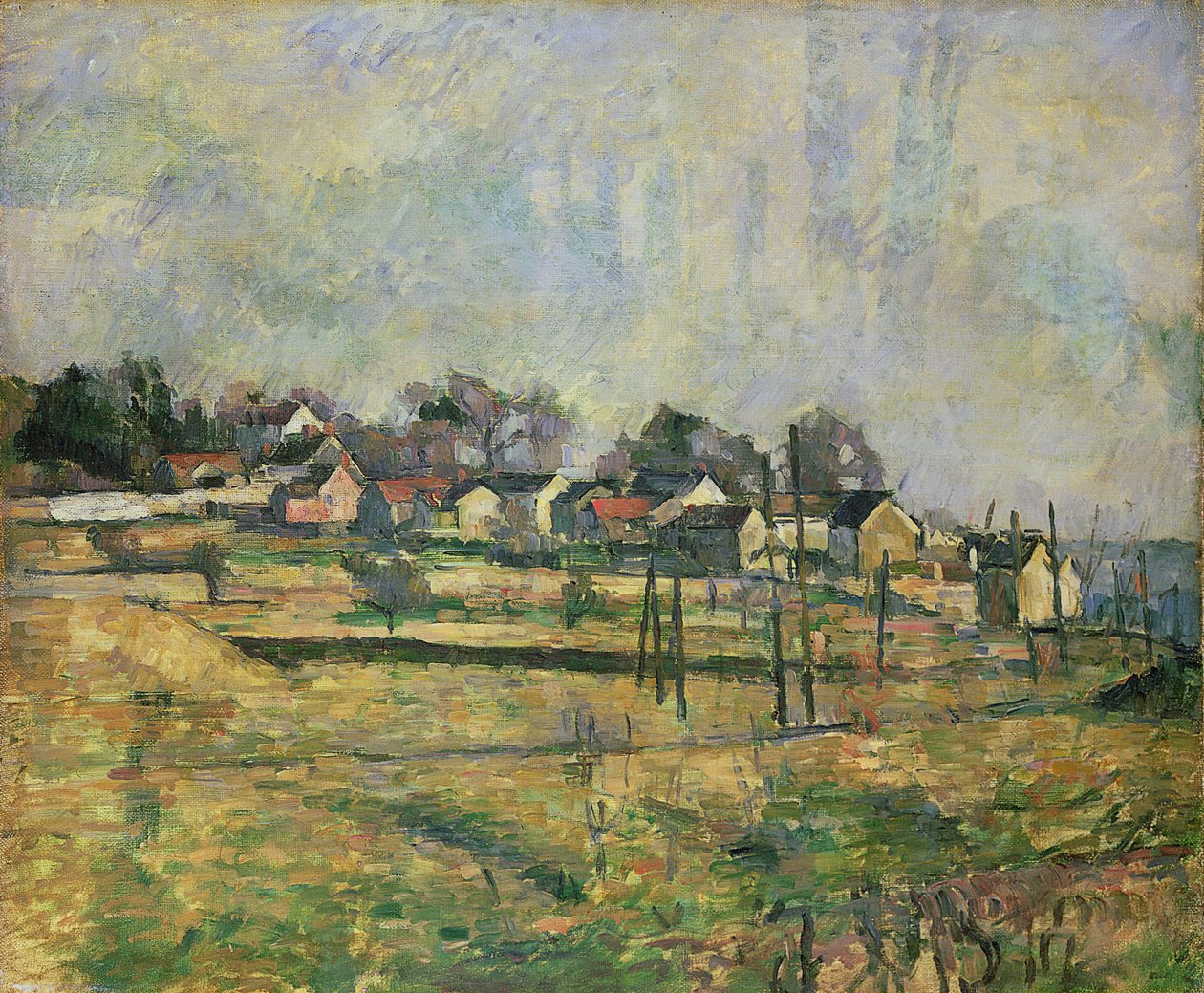 Manzara, c.1873-77 by Paul Cézanne