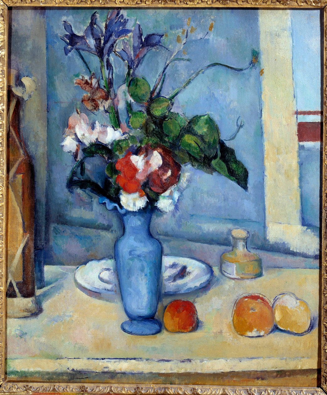 Le vase bleu Tablo Paul Cezanne (1839-1906) 1885 Dim. 0,61x0,5 m Paris, musee d