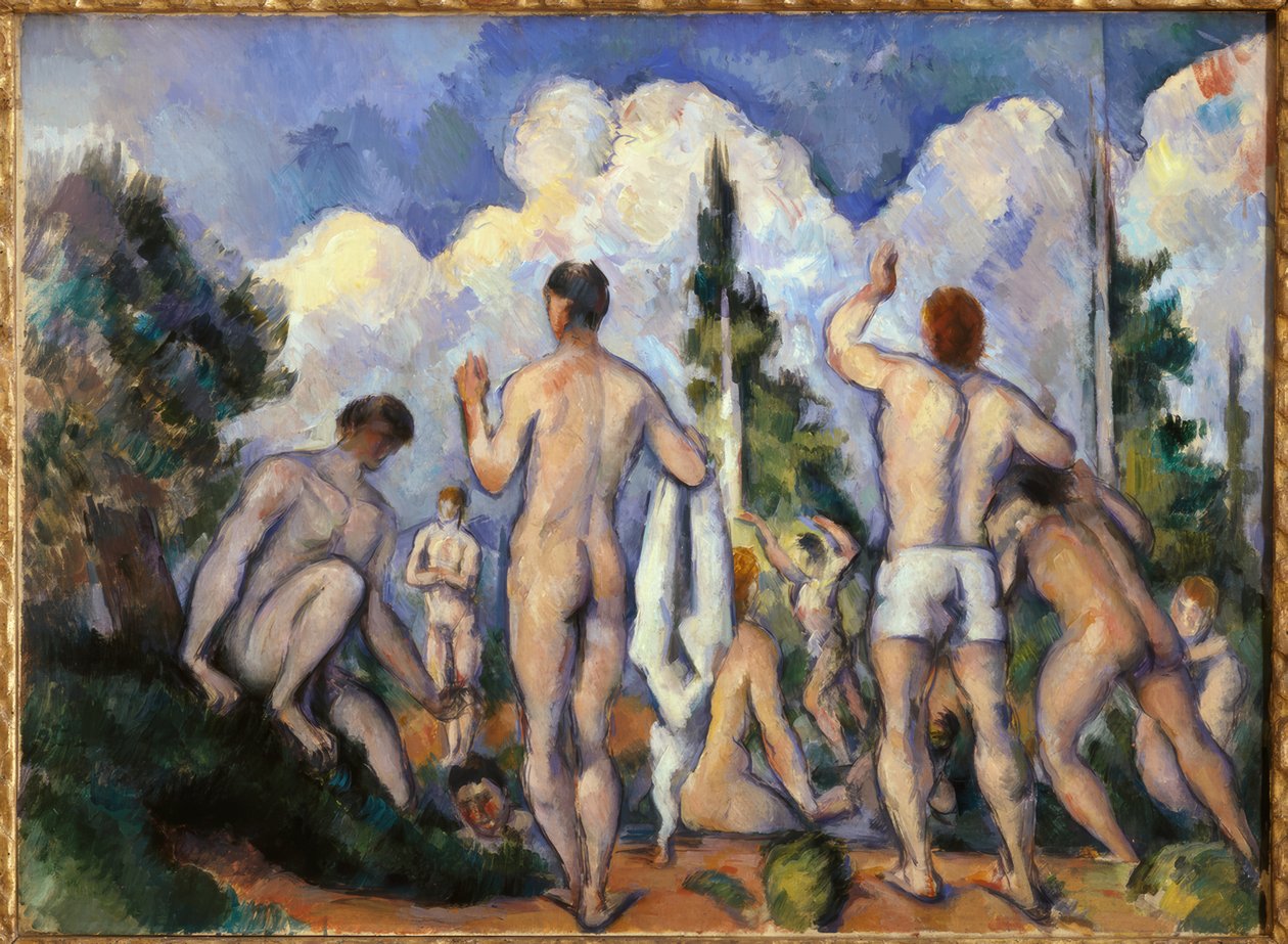 Yıkananlar by Paul Cézanne