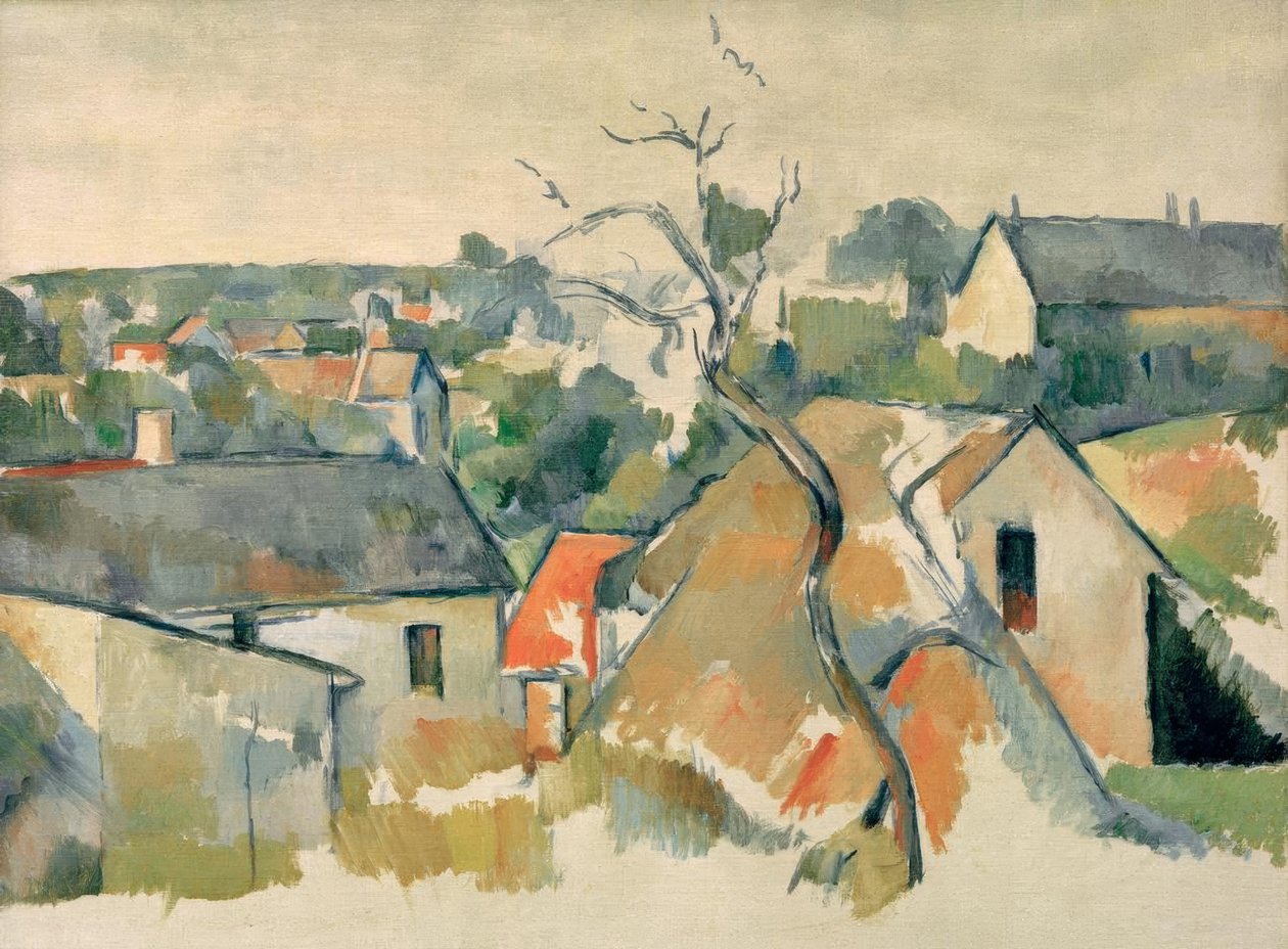 çatılar by Paul Cézanne