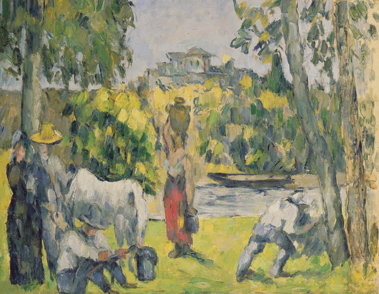 Tarlalarda Yaşam, 1875 dolayları by Paul Cézanne