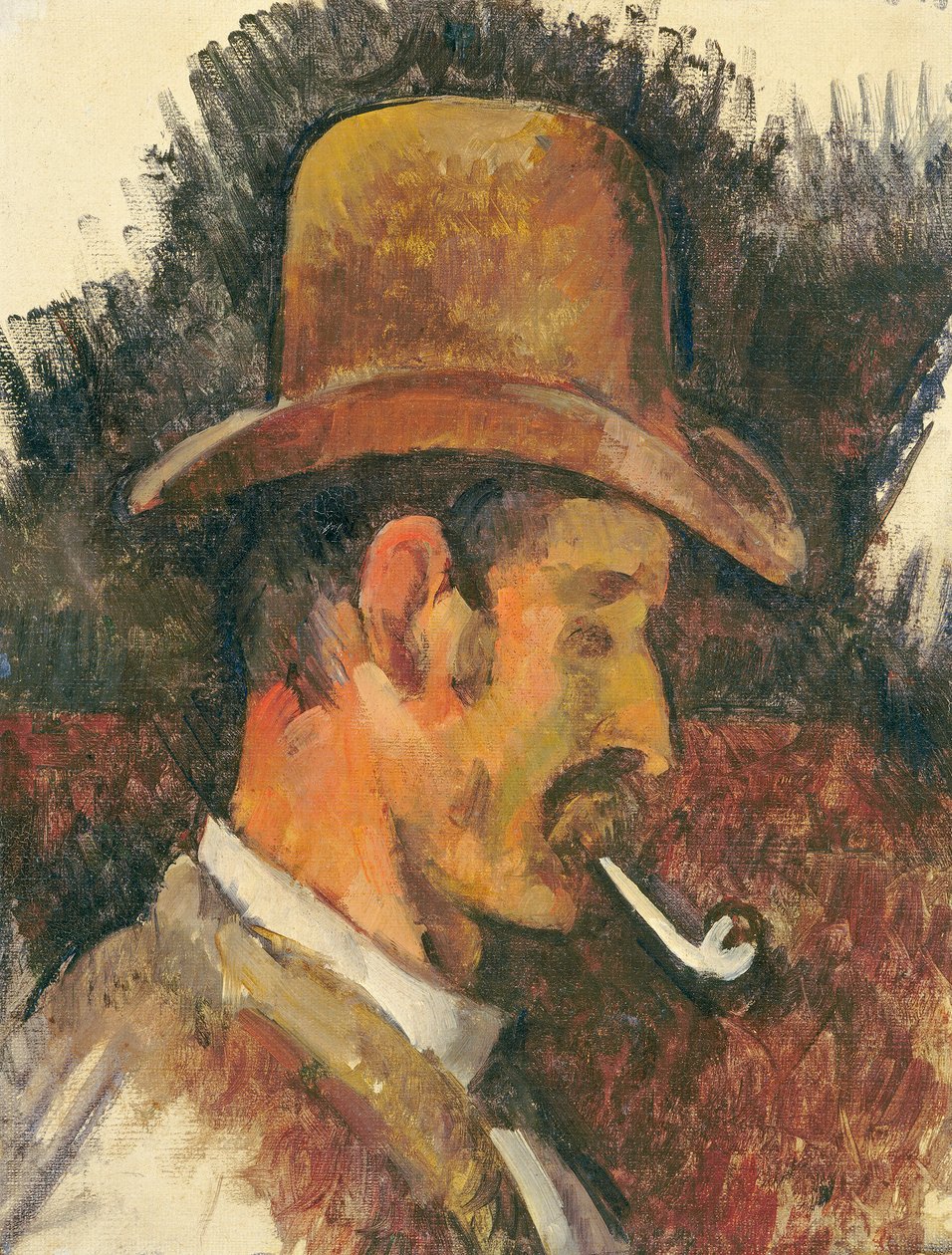Borulu Adam, 1892-96 by Paul Cézanne