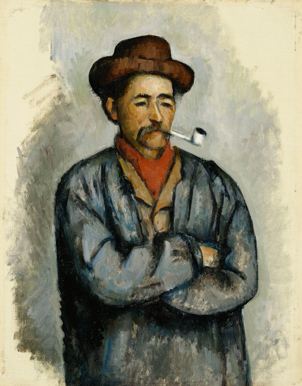 Borulu adam; L Homme a La Pipe, c.1890-92 by Paul Cézanne